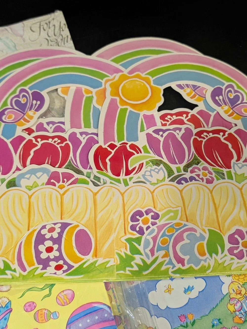 Large Lot Vtg Easter & Wedding American Greetings  Wrapping Paper Tissue & Boxes